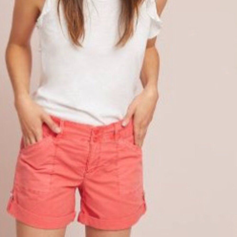 ANTHROPOLOGIE  Rolled Utility Shorts